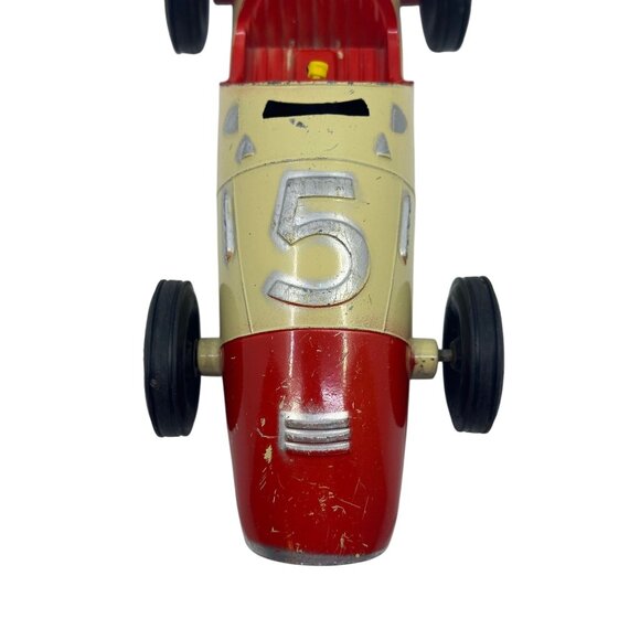 Vintage Renwal Ferrari Racer Tin Toy Car True Scale Replica Grand Prix Model USA - Picture 14 of 16